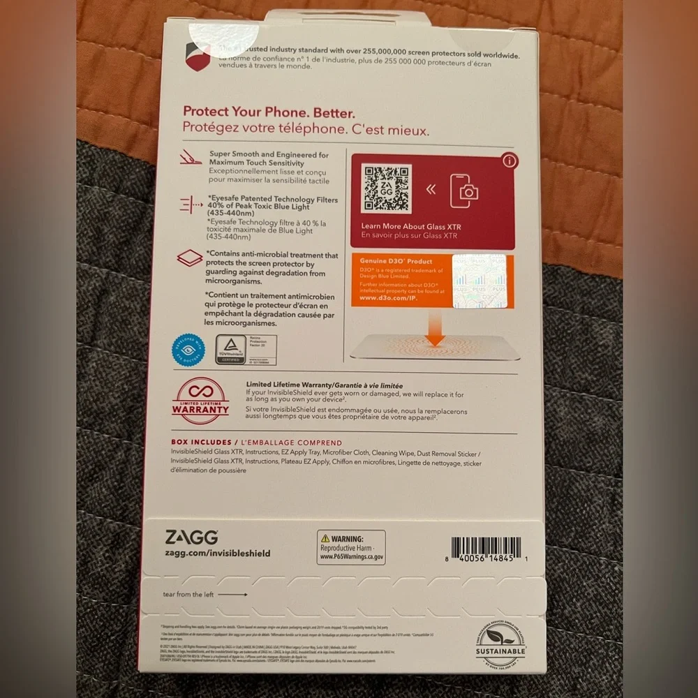 2 Zagg Screen Protectors - IPhone 13 / 13 Pro